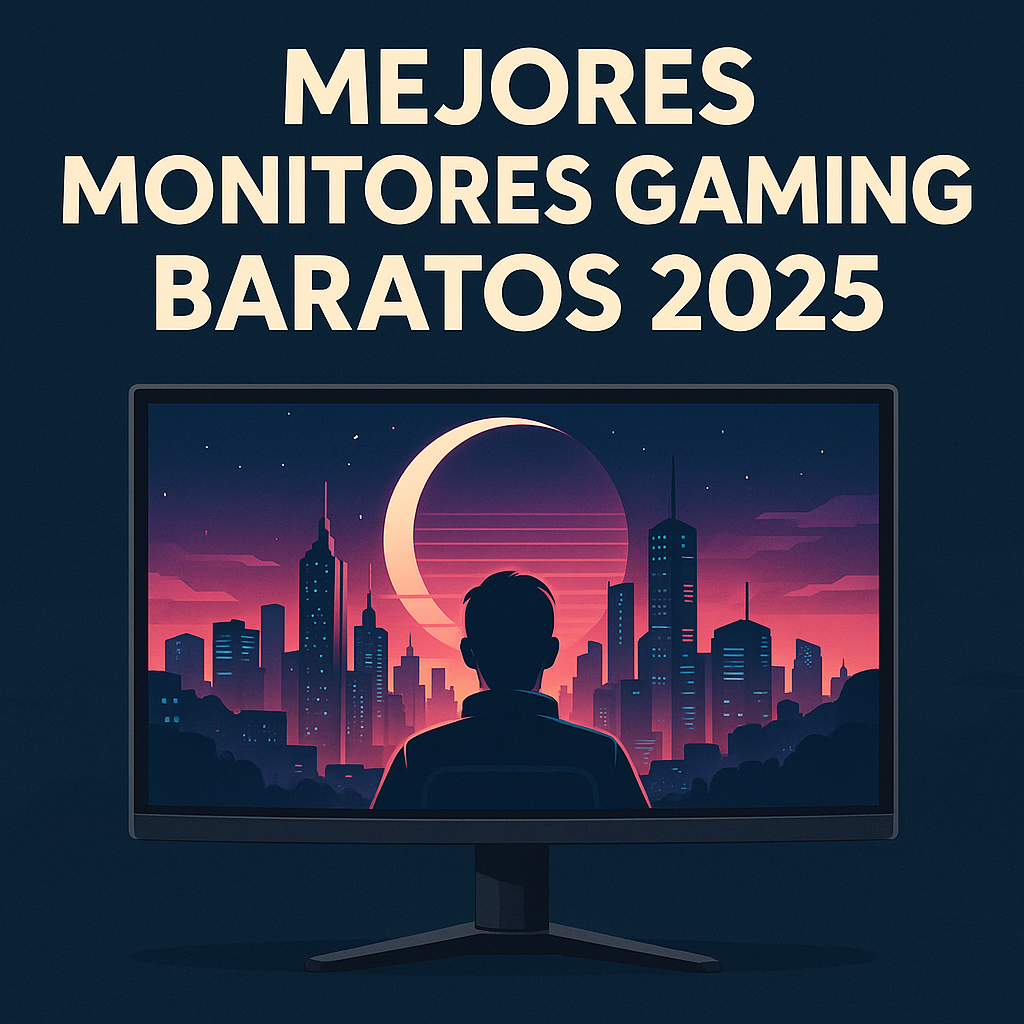 mejores monitores gaming baratos 2025